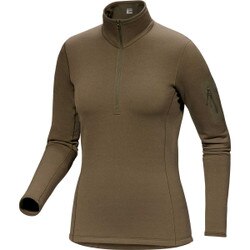 Arcteryx Kyanite Baselayer Zip Neck Top Women's in Tatsu